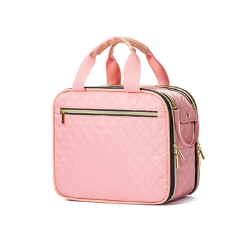 Large Capacity Travel Toiletry Hanging Bag(Pink)